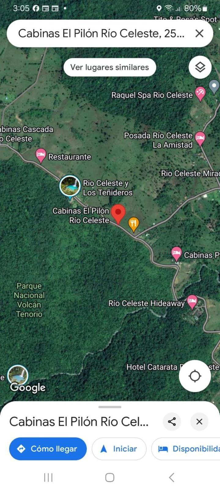 Cabinas El Pilon Rio Celeste Luaran gambar